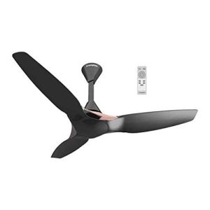 Crompton Silent Pro Enso BLDC Remote Controlled Ceiling Fan 1225 mm (Charcoal Grey))