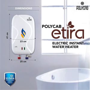 Polycab Etira 3Ltr 3 Kw Electric Instant Water Heater 