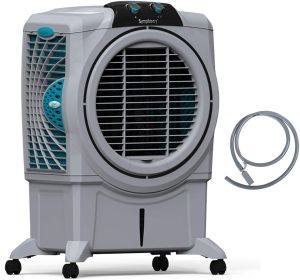Symphony Sumo 75 XL Powerful Desert Air Cooler 75-litres, Air Fan, Easy-Fill, 3-Side Honeycomb Pads, i-Pure Console & Low Power Consumption (Grey)