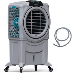Symphony Sumo 115 XL Powerful Desert Air Cooler 115-litres, Air Fan, Easy-Fill, 3-Side Honeycomb Pads, i-Pure Console & Low Power Consumption (Grey)