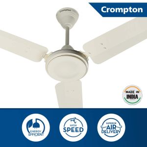 Crompton HS Plus 1200 mm High Speed Ceiling Fan (Ivory)