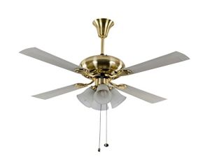 Usha Fontana Orchid 1280mm Ceiling Fan with Decorative Lights (Gold Ivory)