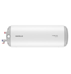 Havells Monza Slim 25-Litre Storage Water Heater (White) Left Side Configuration