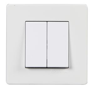 Crabtree Amare 2M Cover Plate White