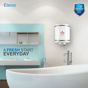 Polycab Eterna 6L Storage Water Heater Off-White