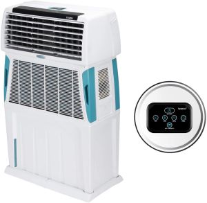Symphony Touch 110 Air Cooler - 110-litres, White