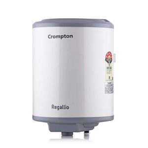Crompton Regallio 5 Star-Rated ASWH-1810 10LTR(2KW) Storage Water Heater (White and Grey)