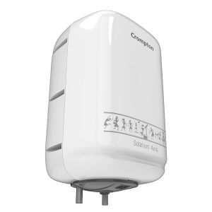 Crompton Solarium Aura 6-L 5 Star Rated Storage Water Heater with Advanced 3 Level Safety (Ivory)