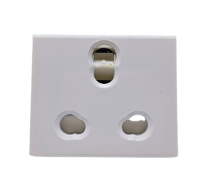 L&T Oris 16A 3-Pin Power Shuttered Socket with ISI 3M