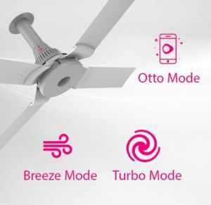 Ottomate Smart Standard Plus 1250 mm Ceiling Fan-White